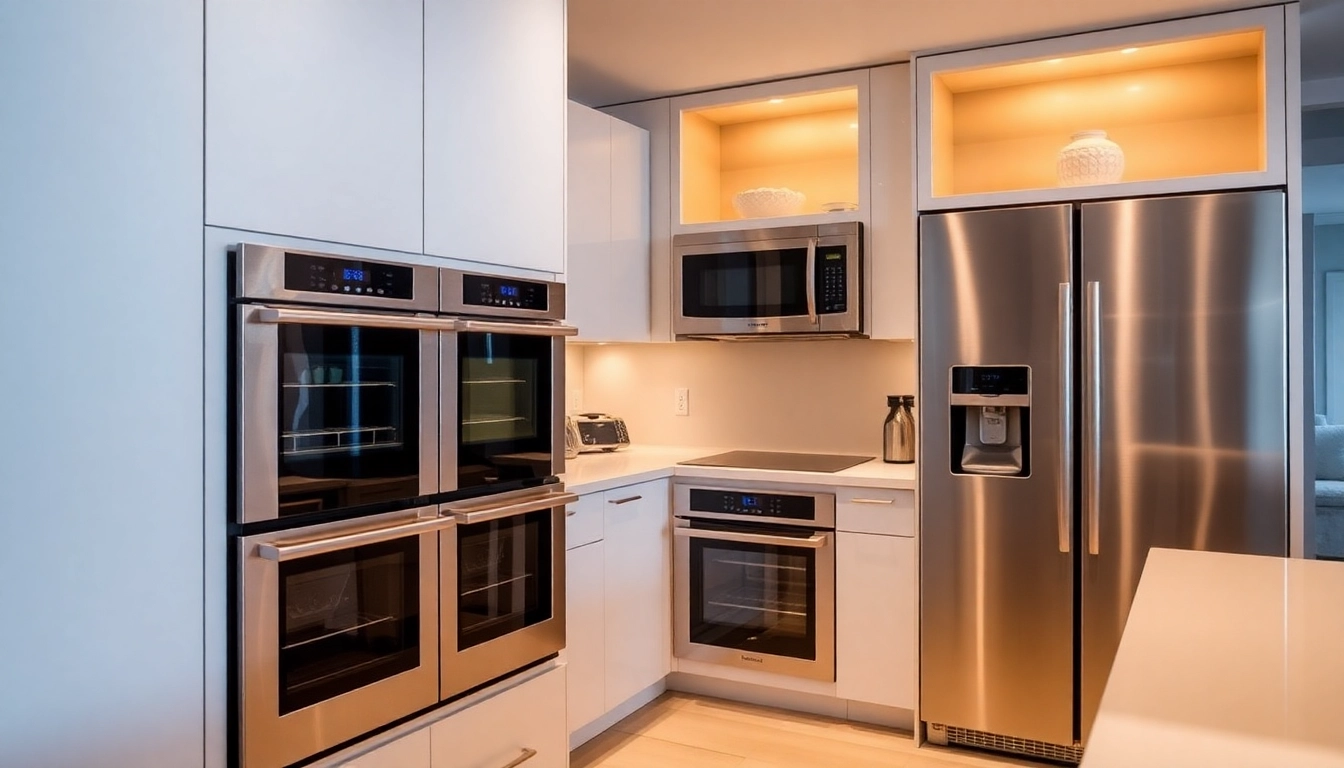 Showcase stunning уреди за вграждане with modern design and sleek features in a beautifully lit kitchen.
